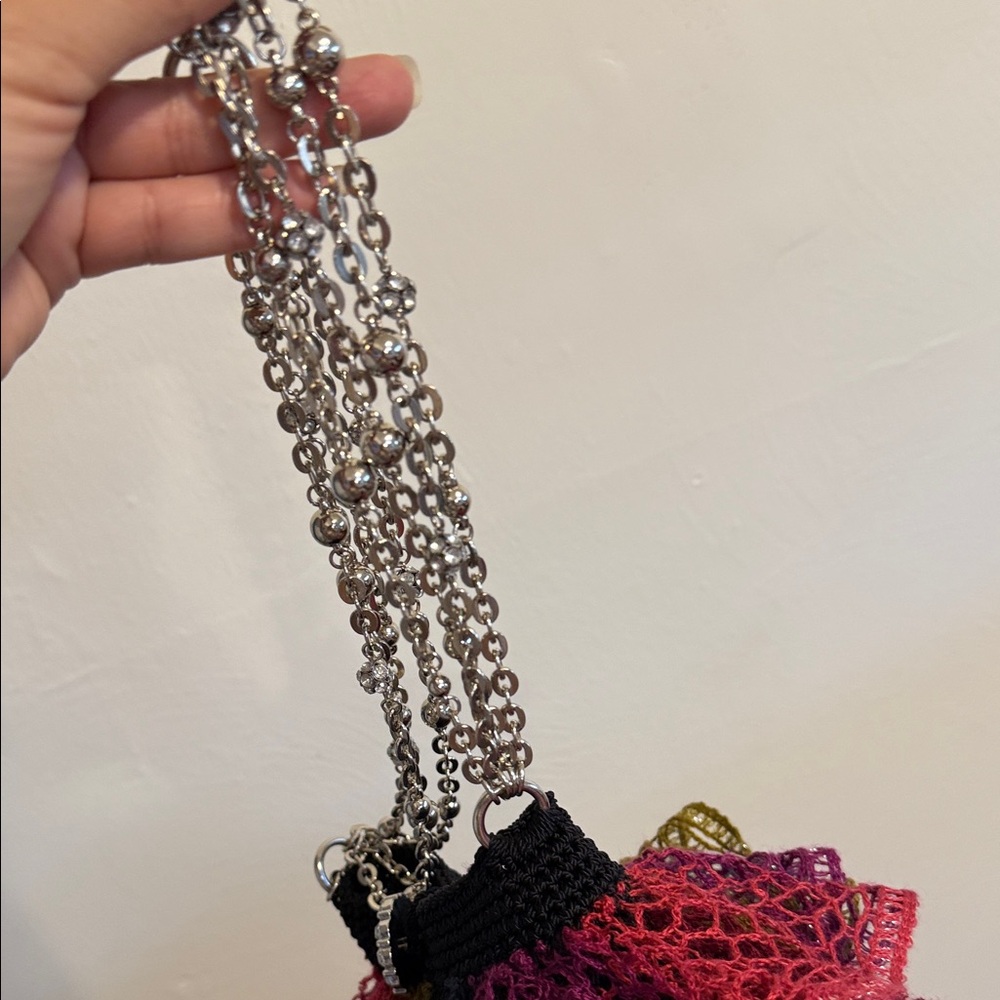 Handmade Multicolor Ruffled Women's Bag - Picture 10 of 17